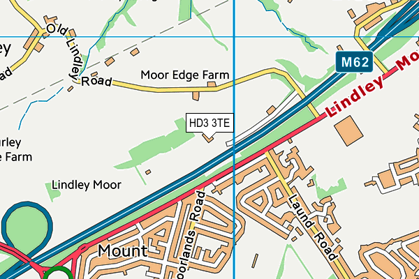 HD3 3TE map - OS VectorMap District (Ordnance Survey) HD3 3TE map - OS VectorMap District (Ordnance Survey)