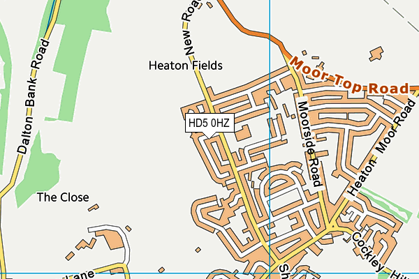 HD5 0HZ map - OS VectorMap District (Ordnance Survey) HD5 0HZ map - OS VectorMap District (Ordnance Survey)