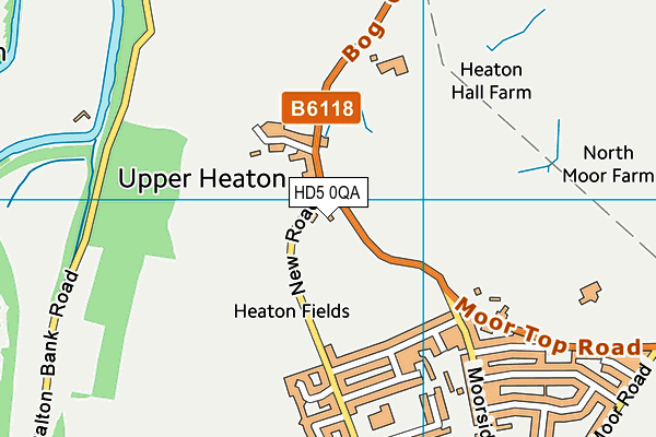 HD5 0QA map - OS VectorMap District (Ordnance Survey) HD5 0QA map - OS VectorMap District (Ordnance Survey)