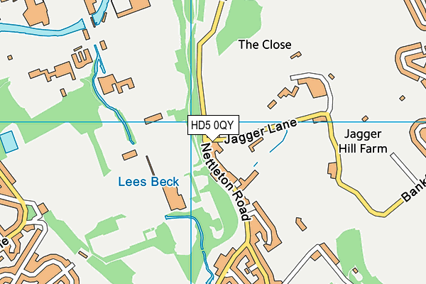 HD5 0QY map - OS VectorMap District (Ordnance Survey) HD5 0QY map - OS VectorMap District (Ordnance Survey)