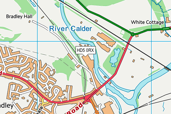 HD5 0RX map - OS VectorMap District (Ordnance Survey) HD5 0RX map - OS VectorMap District (Ordnance Survey)