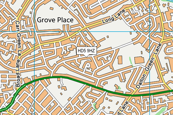 HD5 9HZ map - OS VectorMap District (Ordnance Survey) HD5 9HZ map - OS VectorMap District (Ordnance Survey)