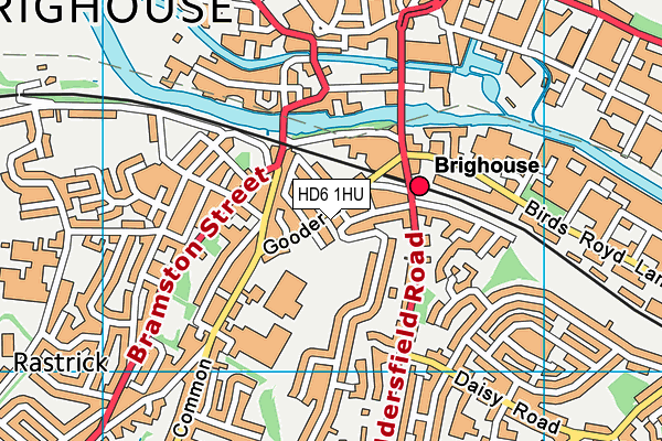 HD6 1HU map - OS VectorMap District (Ordnance Survey) HD6 1HU map - OS VectorMap District (Ordnance Survey)
