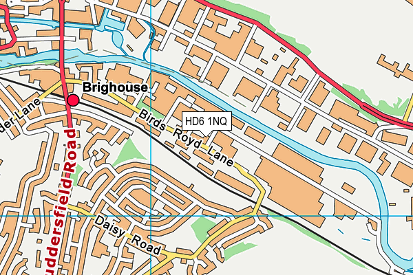 HD6 1NQ map - OS VectorMap District (Ordnance Survey) HD6 1NQ map - OS VectorMap District (Ordnance Survey)