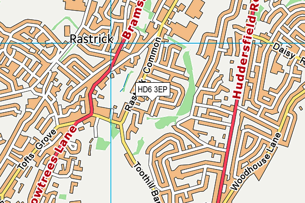 HD6 3EP map - OS VectorMap District (Ordnance Survey) HD6 3EP map - OS VectorMap District (Ordnance Survey)