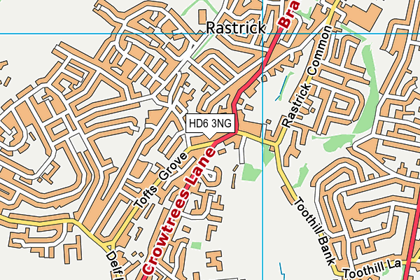 HD6 3NG map - OS VectorMap District (Ordnance Survey) HD6 3NG map - OS VectorMap District (Ordnance Survey)