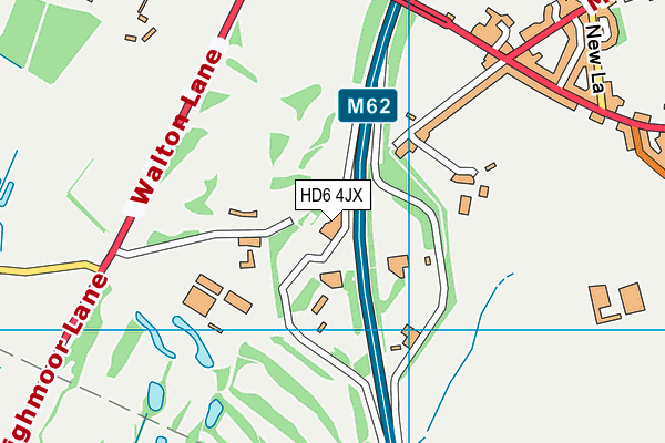 HD6 4JX map - OS VectorMap District (Ordnance Survey) HD6 4JX map - OS VectorMap District (Ordnance Survey)