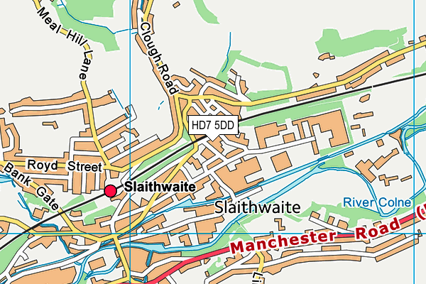 HD7 5DD map - OS VectorMap District (Ordnance Survey) HD7 5DD map - OS VectorMap District (Ordnance Survey)