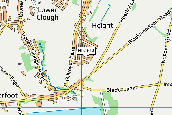 HD7 5TJ map - OS VectorMap District (Ordnance Survey) HD7 5TJ map - OS VectorMap District (Ordnance Survey)