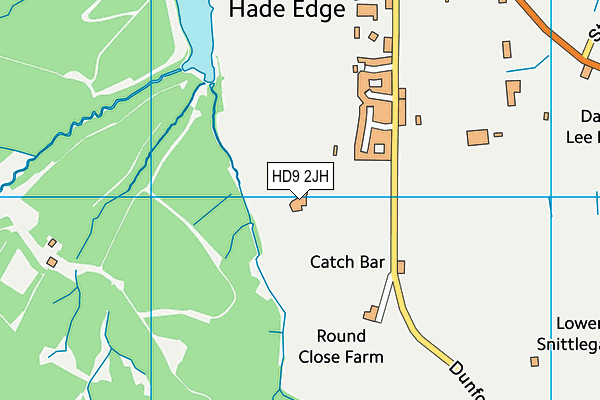 HD9 2JH map - OS VectorMap District (Ordnance Survey) HD9 2JH map - OS VectorMap District (Ordnance Survey)