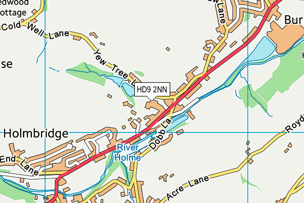 HD9 2NN map - OS VectorMap District (Ordnance Survey) HD9 2NN map - OS VectorMap District (Ordnance Survey)