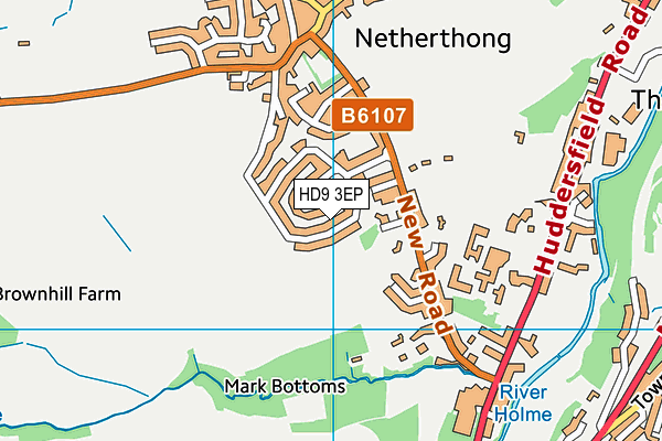 HD9 3EP map - OS VectorMap District (Ordnance Survey) HD9 3EP map - OS VectorMap District (Ordnance Survey)