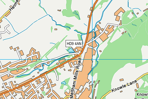 HD9 4AN map - OS VectorMap District (Ordnance Survey) HD9 4AN map - OS VectorMap District (Ordnance Survey)