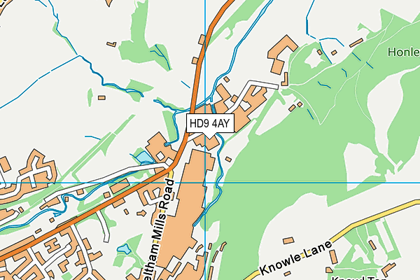 HD9 4AY map - OS VectorMap District (Ordnance Survey) HD9 4AY map - OS VectorMap District (Ordnance Survey)