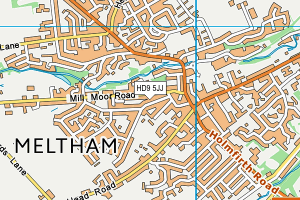 HD9 5JJ map - OS VectorMap District (Ordnance Survey) HD9 5JJ map - OS VectorMap District (Ordnance Survey)