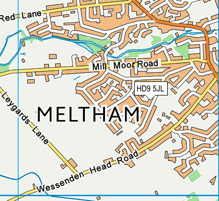 HD9 5JL map - OS VectorMap District (Ordnance Survey) HD9 5JL map - OS VectorMap District (Ordnance Survey)