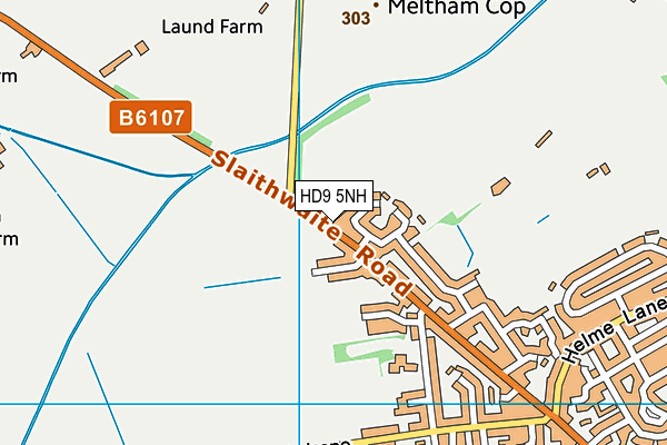 HD9 5NH map - OS VectorMap District (Ordnance Survey) HD9 5NH map - OS VectorMap District (Ordnance Survey)