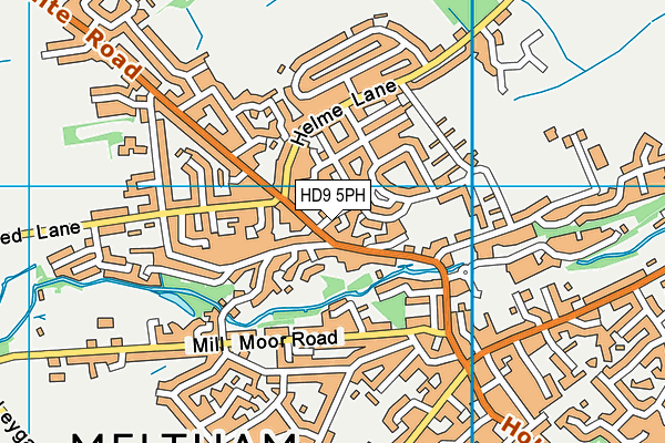 HD9 5PH map - OS VectorMap District (Ordnance Survey) HD9 5PH map - OS VectorMap District (Ordnance Survey)