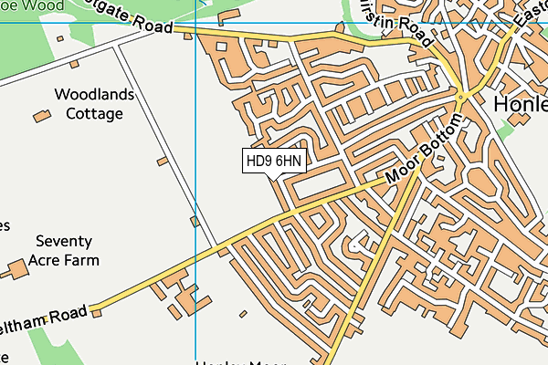HD9 6HN map - OS VectorMap District (Ordnance Survey) HD9 6HN map - OS VectorMap District (Ordnance Survey)