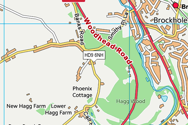 HD9 6NH map - OS VectorMap District (Ordnance Survey) HD9 6NH map - OS VectorMap District (Ordnance Survey)