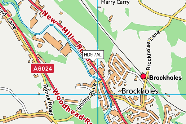 HD9 7AL map - OS VectorMap District (Ordnance Survey) HD9 7AL map - OS VectorMap District (Ordnance Survey)