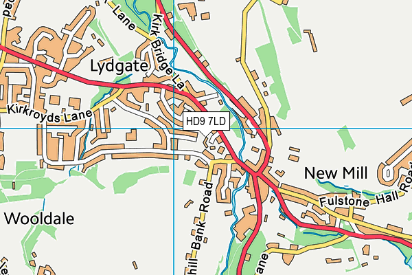 HD9 7LD map - OS VectorMap District (Ordnance Survey) HD9 7LD map - OS VectorMap District (Ordnance Survey)