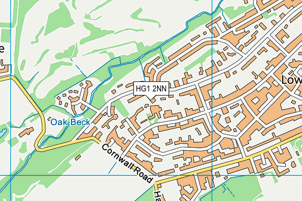 HG1 2NN map - OS VectorMap District (Ordnance Survey) HG1 2NN map - OS VectorMap District (Ordnance Survey)
