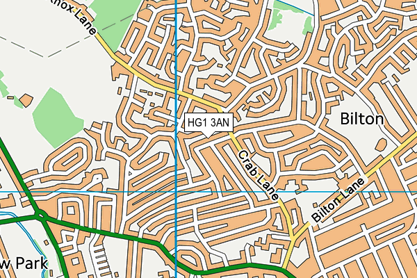 HG1 3AN map - OS VectorMap District (Ordnance Survey) HG1 3AN map - OS VectorMap District (Ordnance Survey)