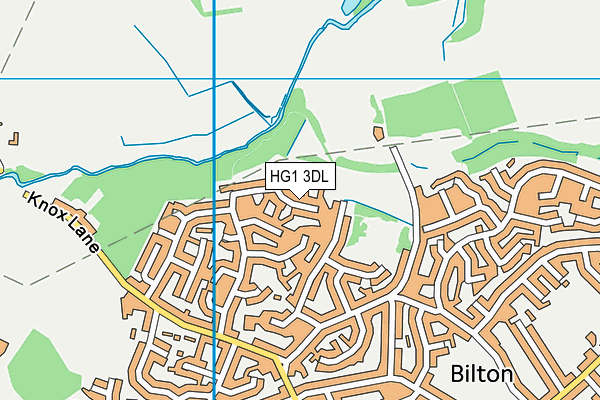 HG1 3DL map - OS VectorMap District (Ordnance Survey) HG1 3DL map - OS VectorMap District (Ordnance Survey)