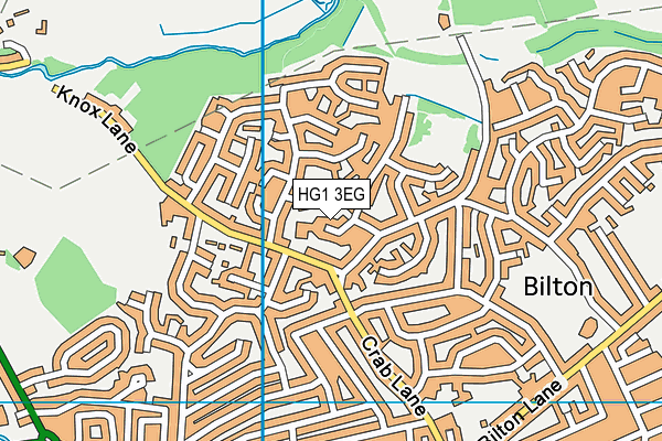 HG1 3EG map - OS VectorMap District (Ordnance Survey) HG1 3EG map - OS VectorMap District (Ordnance Survey)