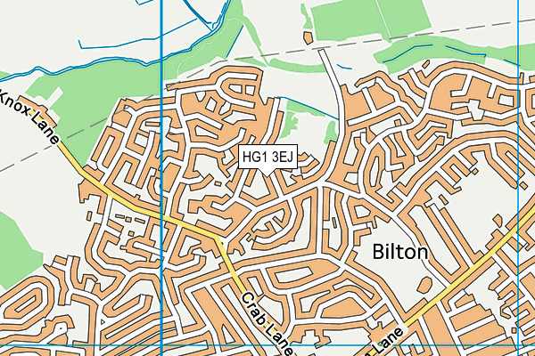 HG1 3EJ map - OS VectorMap District (Ordnance Survey) HG1 3EJ map - OS VectorMap District (Ordnance Survey)