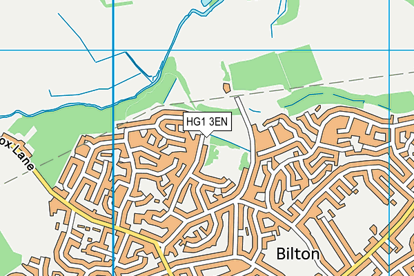 HG1 3EN map - OS VectorMap District (Ordnance Survey) HG1 3EN map - OS VectorMap District (Ordnance Survey)