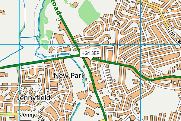 HG1 3EP map - OS VectorMap District (Ordnance Survey) HG1 3EP map - OS VectorMap District (Ordnance Survey)