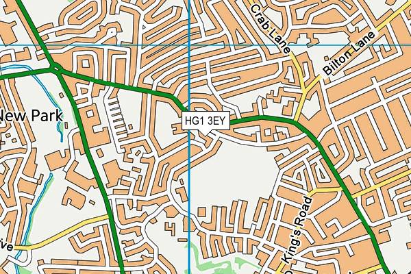 HG1 3EY map - OS VectorMap District (Ordnance Survey) HG1 3EY map - OS VectorMap District (Ordnance Survey)