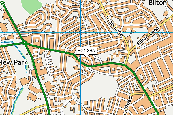 HG1 3HA map - OS VectorMap District (Ordnance Survey) HG1 3HA map - OS VectorMap District (Ordnance Survey)