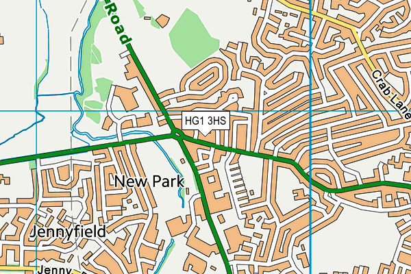 HG1 3HS map - OS VectorMap District (Ordnance Survey) HG1 3HS map - OS VectorMap District (Ordnance Survey)