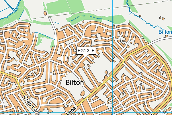 HG1 3LH map - OS VectorMap District (Ordnance Survey) HG1 3LH map - OS VectorMap District (Ordnance Survey)