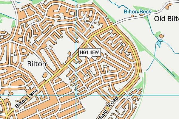 HG1 4EW map - OS VectorMap District (Ordnance Survey) HG1 4EW map - OS VectorMap District (Ordnance Survey)
