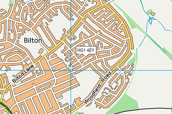 HG1 4EY map - OS VectorMap District (Ordnance Survey) HG1 4EY map - OS VectorMap District (Ordnance Survey)