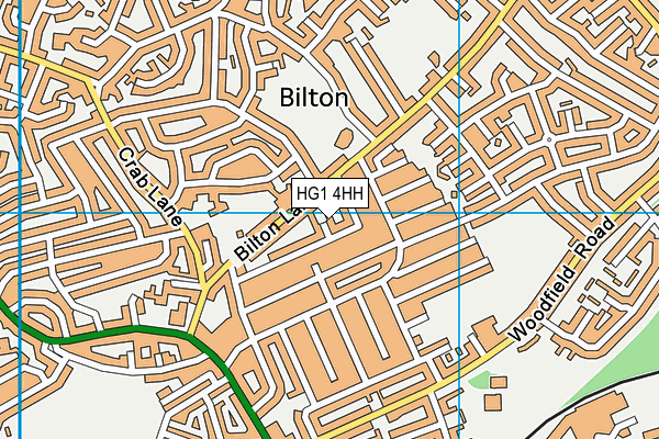 HG1 4HH map - OS VectorMap District (Ordnance Survey) HG1 4HH map - OS VectorMap District (Ordnance Survey)
