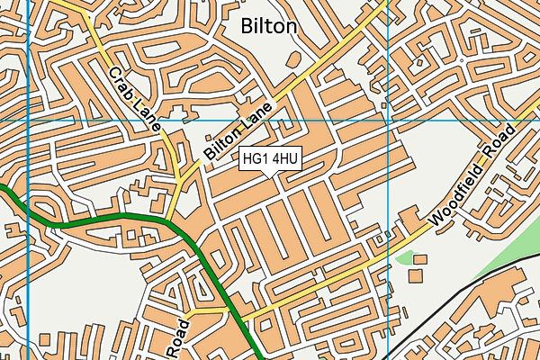 HG1 4HU map - OS VectorMap District (Ordnance Survey) HG1 4HU map - OS VectorMap District (Ordnance Survey)