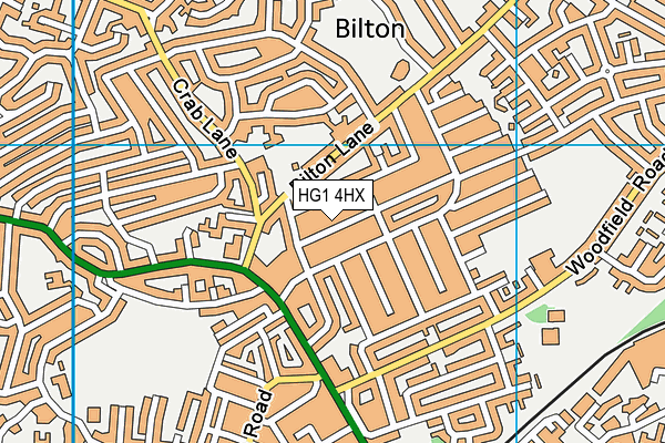HG1 4HX map - OS VectorMap District (Ordnance Survey) HG1 4HX map - OS VectorMap District (Ordnance Survey)