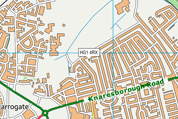 HG1 4RX map - OS VectorMap District (Ordnance Survey) HG1 4RX map - OS VectorMap District (Ordnance Survey)
