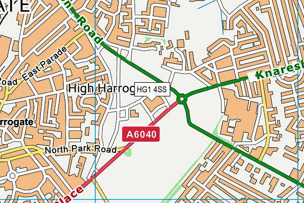 HG1 4SS map - OS VectorMap District (Ordnance Survey) HG1 4SS map - OS VectorMap District (Ordnance Survey)