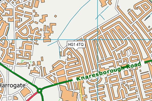 HG1 4TQ map - OS VectorMap District (Ordnance Survey) HG1 4TQ map - OS VectorMap District (Ordnance Survey)