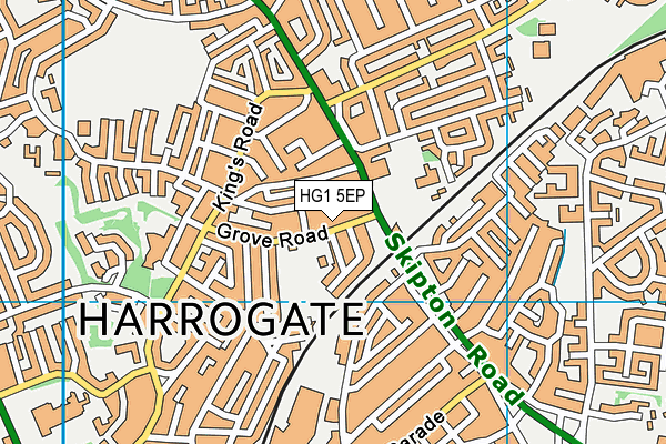 HG1 5EP map - OS VectorMap District (Ordnance Survey) HG1 5EP map - OS VectorMap District (Ordnance Survey)