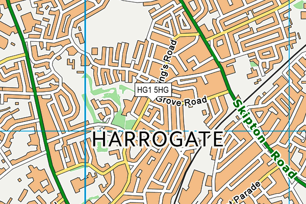 HG1 5HG map - OS VectorMap District (Ordnance Survey) HG1 5HG map - OS VectorMap District (Ordnance Survey)