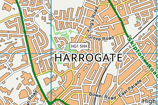 HG1 5HH map - OS VectorMap District (Ordnance Survey) HG1 5HH map - OS VectorMap District (Ordnance Survey)