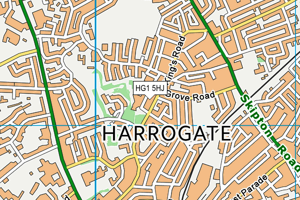 HG1 5HJ map - OS VectorMap District (Ordnance Survey) HG1 5HJ map - OS VectorMap District (Ordnance Survey)