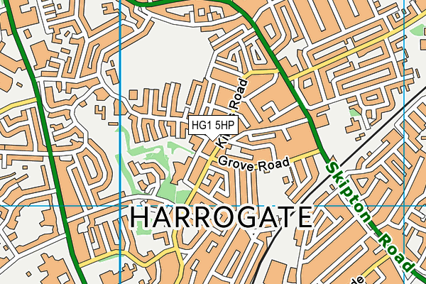 HG1 5HP map - OS VectorMap District (Ordnance Survey) HG1 5HP map - OS VectorMap District (Ordnance Survey)